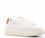 BOSS x Russel Athletic lace-up faux-leather sneakers White - Thumbnail 2