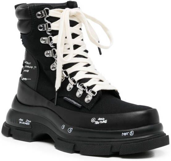 Both Gao Eva ankle-length boots Black