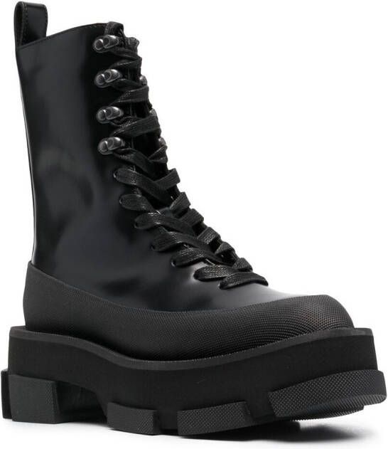 Both Gao platform boots Black