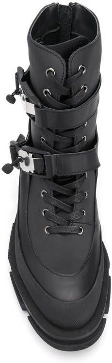 Both lace-up ankle boots Black