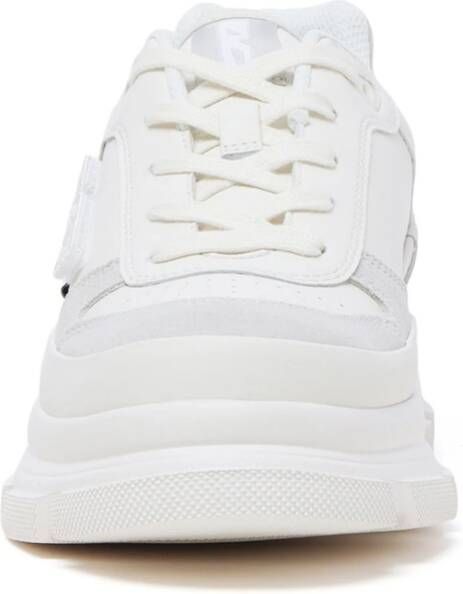 Both lace-up chunky sneakers White