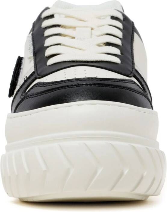 Both Tyres leather platform sneakers White