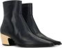 Bottega Veneta 50mm pointed-toe leather ankle boots Black - Thumbnail 2