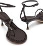 Bottega Veneta 55mm stud-embellished sandals Brown - Thumbnail 2