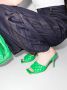 Bottega Veneta 90mm leather quilted sandals Green - Thumbnail 3