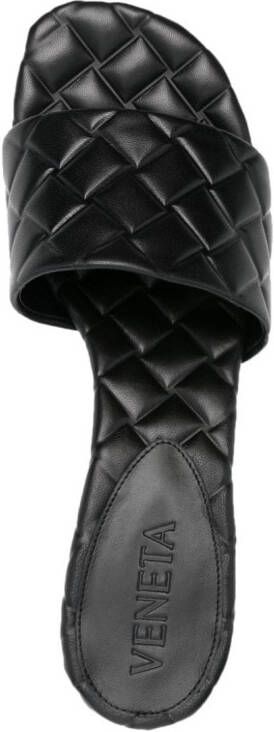 Bottega Veneta Amy 50mm leather mules Black