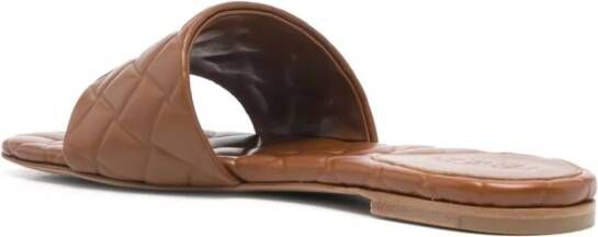 Bottega Veneta Amy leather sandals Brown