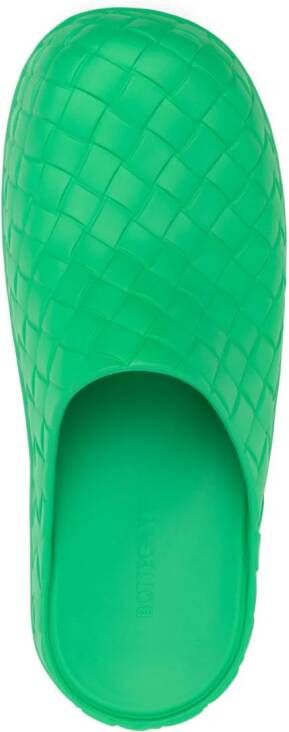 Bottega Veneta Beebee Clog round-toe slippers Green