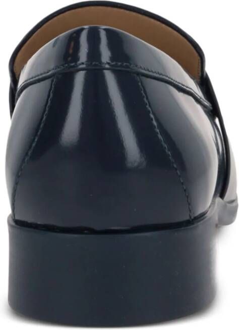 Bottega Veneta bucle-detail leather loafers Blue