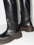 Bottega Veneta BV Tire knee-high leather boots Black - Thumbnail 4