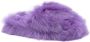 Bottega Veneta faux-fur slippers Purple - Thumbnail 2