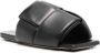 Bottega Veneta interwoven leather flat sandals Black - Thumbnail 2