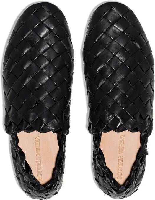 Bottega Veneta Intrecciato slip-on loafers Black