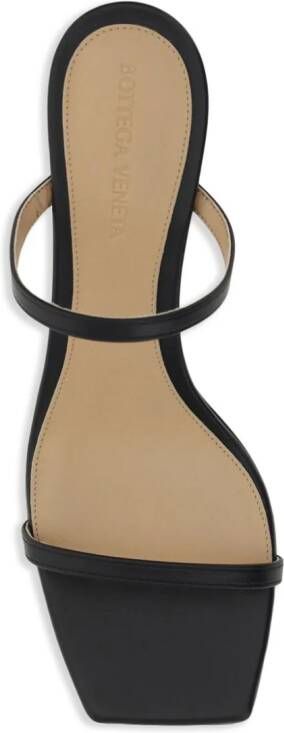 Bottega Veneta Knot 45mm leather sandals Black