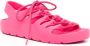 Bottega Veneta lace-detail open-toe sandals Pink - Thumbnail 2