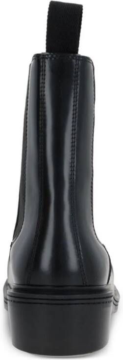 Bottega Veneta leather chelsea ankle boots Black