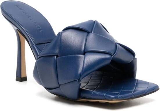 Bottega Veneta Lido 90mm leather mules Blue