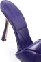 Bottega Veneta Lido 90mm woven sandals Purple - Thumbnail 4