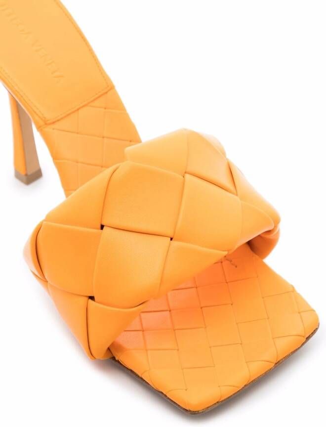 Bottega Veneta Lido maxi 90mm sandals Orange