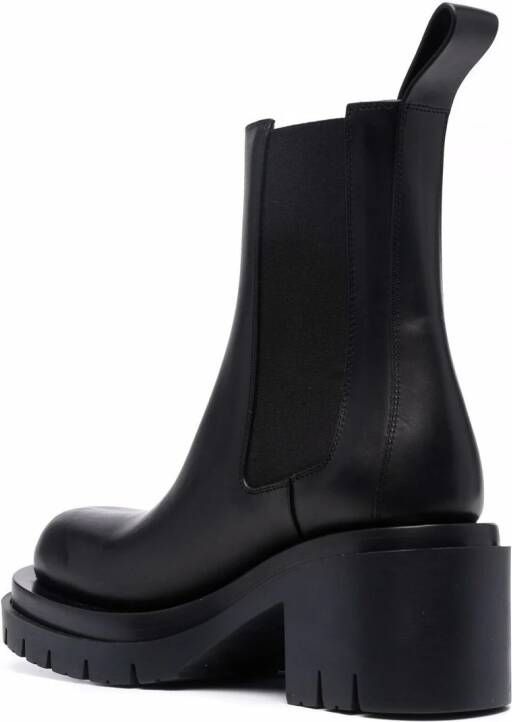Bottega Veneta Lug block-heel ankle boots Black