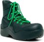 Bottega Veneta oversize-sole lace-up boots Green - Thumbnail 2