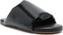Bottega Veneta padded leather flat sandals Black - Thumbnail 2