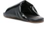 Bottega Veneta padded leather flat sandals Black - Thumbnail 3