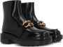 Bottega Veneta patent leather ankle boots Black - Thumbnail 2