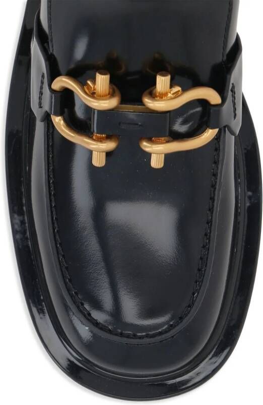 Bottega Veneta patent leather ankle boots Black