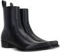 Bottega Veneta pointed-toe leather boots Black - Thumbnail 2