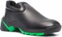 Bottega Veneta polished-finish ridged-sole sneakers Black - Thumbnail 2