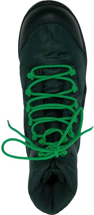 Bottega Veneta Puddle Bomber lace-up boots Green