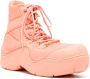 Bottega Veneta Puddle Bomber lace-up boots Pink - Thumbnail 2
