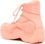 Bottega Veneta Puddle Bomber lace-up boots Pink - Thumbnail 3