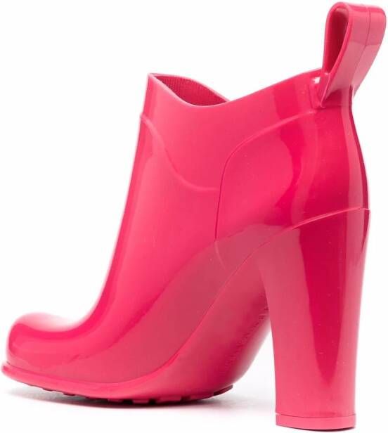 Bottega Veneta Shine 90mm ankle boots Pink
