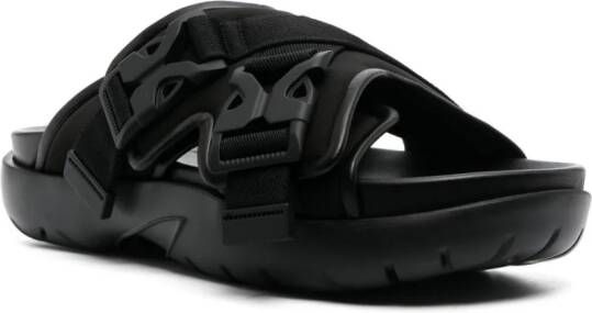 Bottega Veneta Snap slide sandals Black
