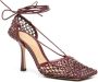 Bottega Veneta Sparkle Stretch 90mm sandals Red - Thumbnail 2