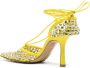 Bottega Veneta Sparkle Stretch 90mm sandals Yellow - Thumbnail 3
