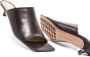 Bottega Veneta square-toe leather heeled 55mm mules Brown - Thumbnail 2