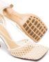Bottega Veneta Stretch 90mm mesh-panel sandals Neutrals - Thumbnail 2