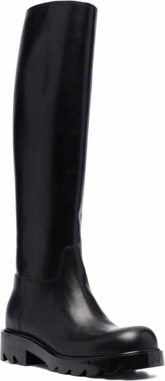 Bottega Veneta Strut round-toe boots Black