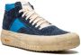 BRAND BLACK Capo Dirty mid-top sneakers Blue - Thumbnail 2
