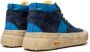 BRAND BLACK Capo Dirty mid-top sneakers Blue - Thumbnail 3