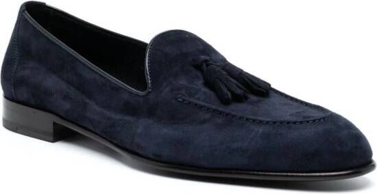 Brioni Appia suede loafers Blue