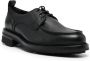 Brioni crinkled leather derby shoes Black - Thumbnail 2