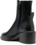 Brunello Cucinelli 60mm rhinestone-embellished leather ankle boota Black - Thumbnail 3