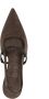 Brunello Cucinelli 90mm Monili-chain suede pumps Brown - Thumbnail 4