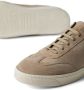 Brunello Cucinelli almond-toe leather sneakers Brown - Thumbnail 3