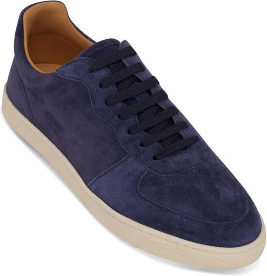 Brunello Cucinelli almond-toe low-top sneakers Blue