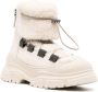 Brunello Cucinelli ankle fleece leather boots Neutrals - Thumbnail 2